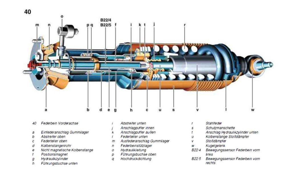 Structure of the shock absorber