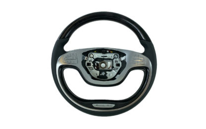 Steering wheel leather wood Mercedes S Class W222 CL C217 Cabrio A217 also AMG Bild1