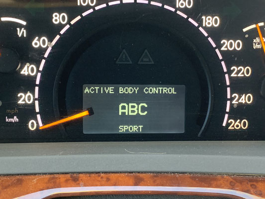 ABC speedometer display sport